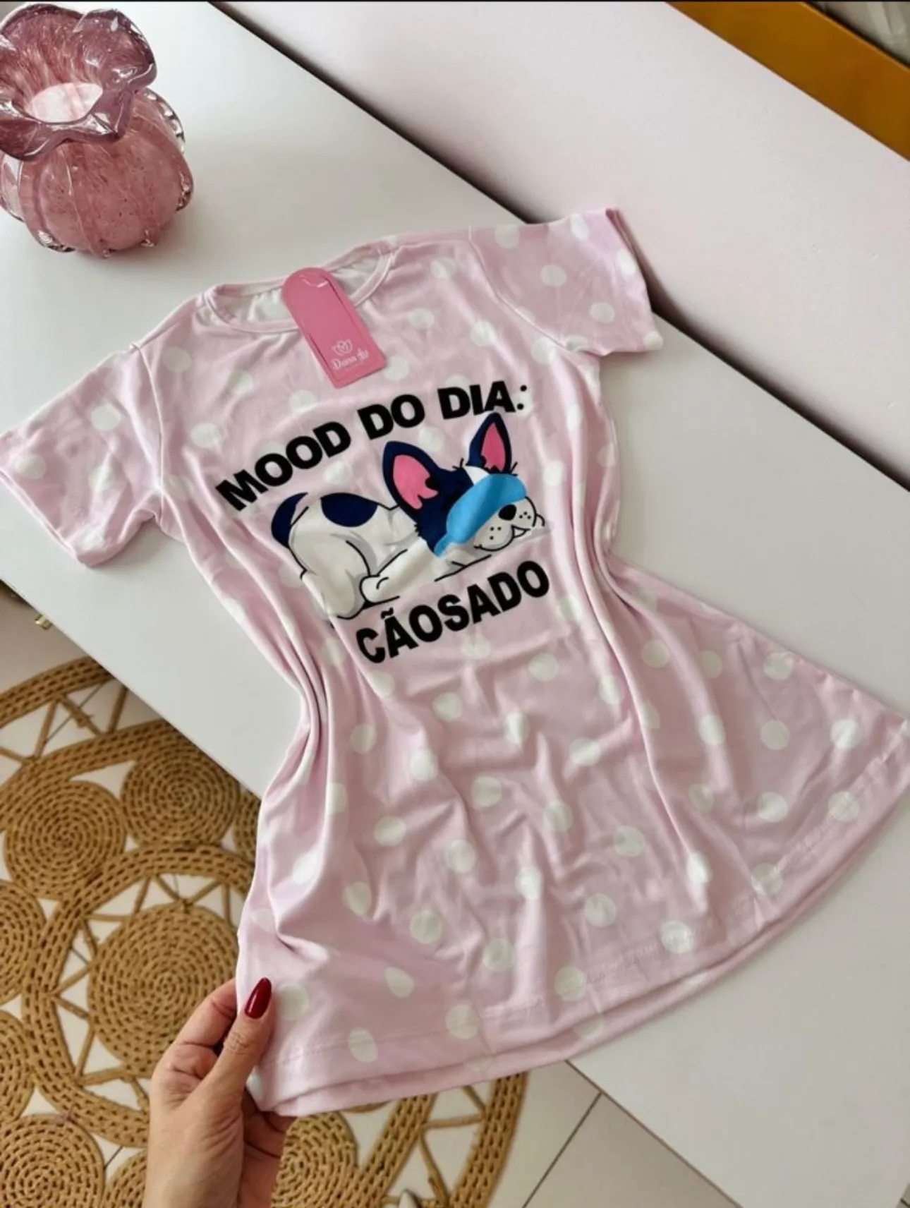 Kids Cotton Cat Sleep Dress